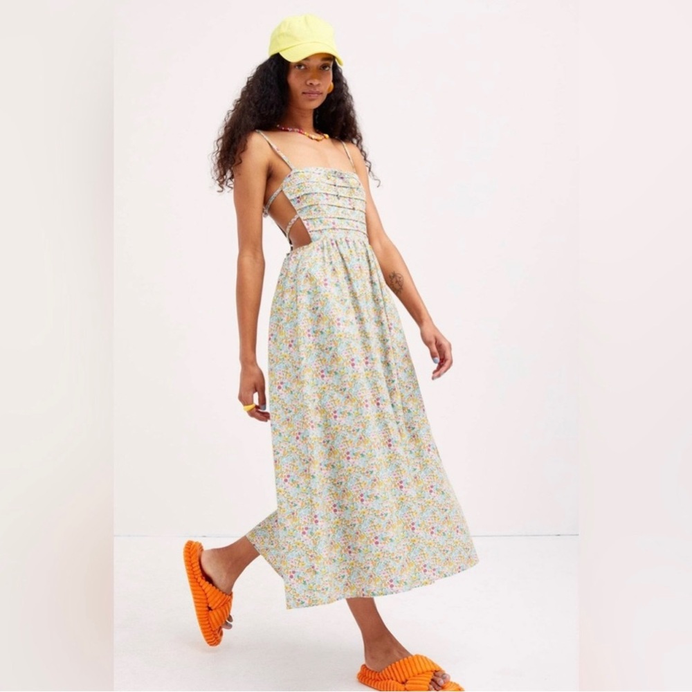 For Love and Lemons Raleigh Floral Dress Small